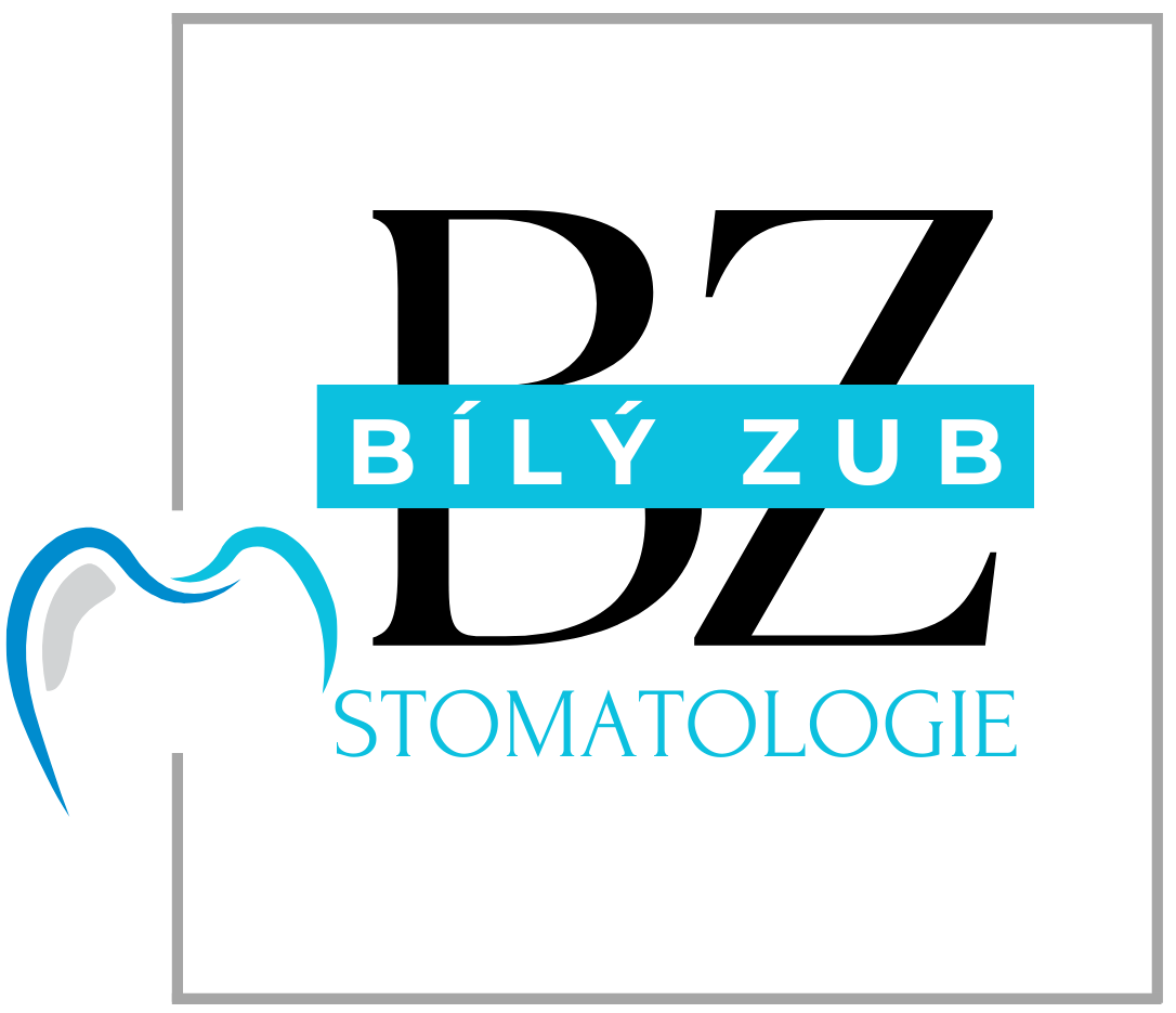 Bíly zub logo